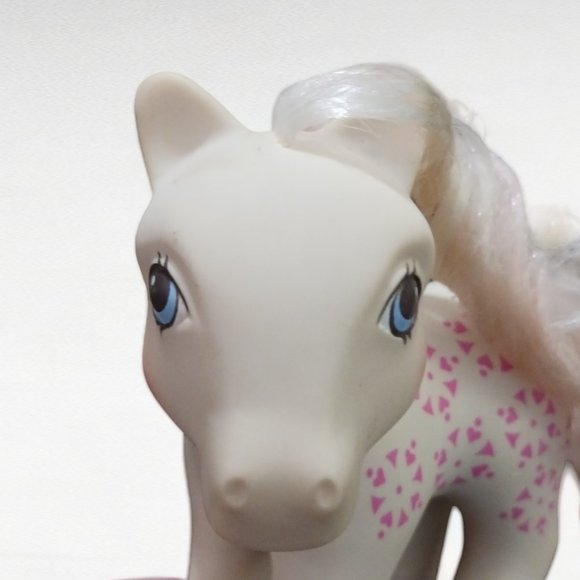 Vintage 1987 Hasbro Sundance My Little Pony white Flower Plastic Figurine Pony - Picture 5 of 9